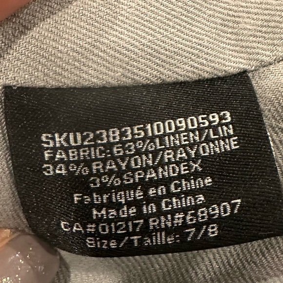 Le chateau Wide Leg Linen Pant - Picture 4 of 4